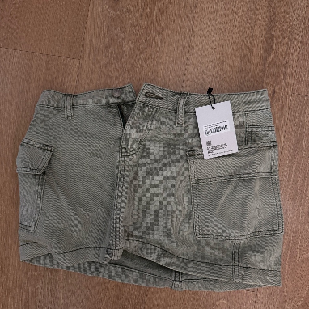 Princess Polly Olive Mini Skirt